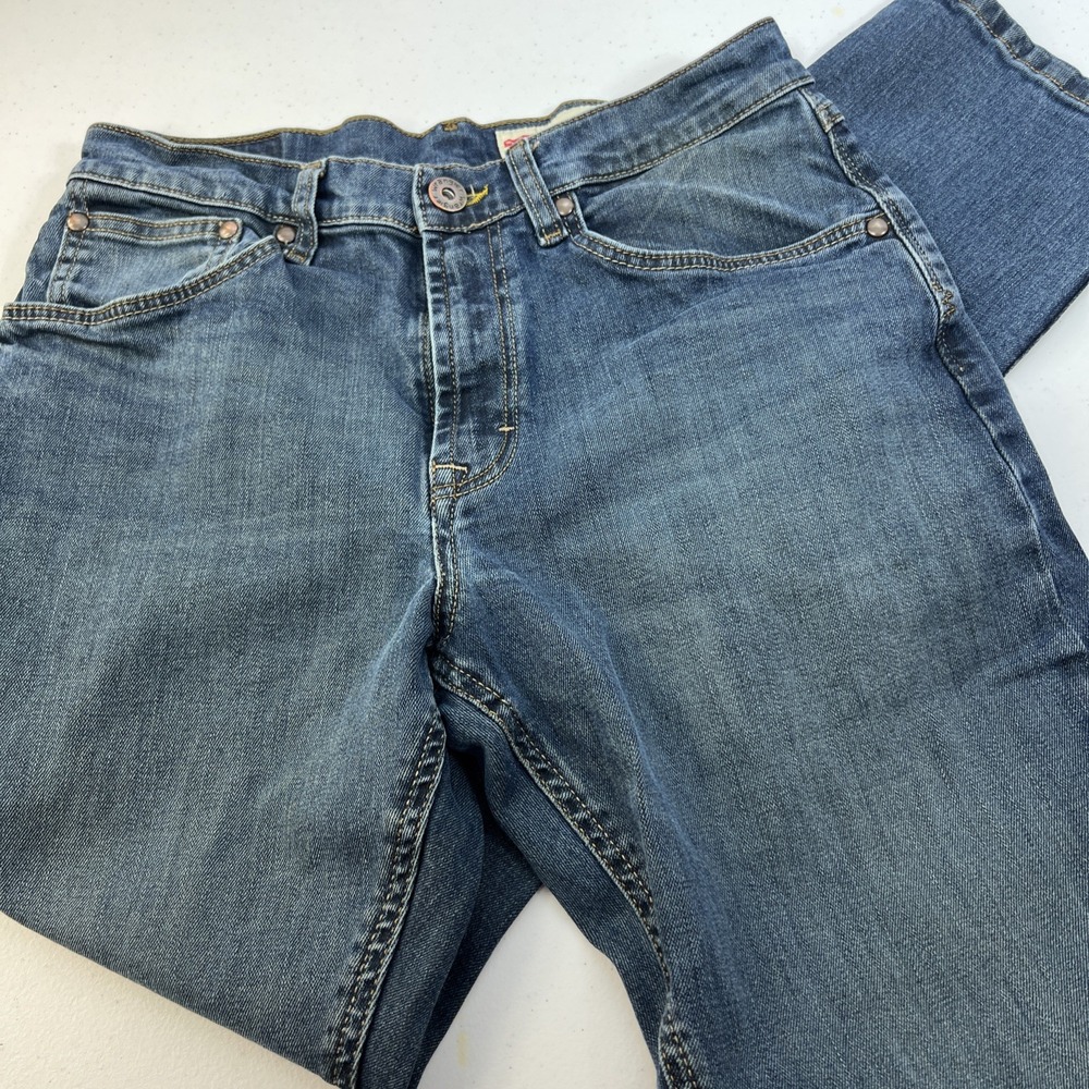 Wrangler Jeans Mens Blue Athletic Fit Premium Quality Medium Wash Denim 30 X 30 - Picture 6 of 16